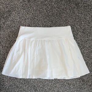 Offline By Aerie Real Me White Pleated Athletic Skort Skirt Size XL